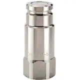 派克FS 系列快換陽接頭 - 使用化學兼容性強的316 不銹鋼材料，無溢流型，承壓可達2000psi